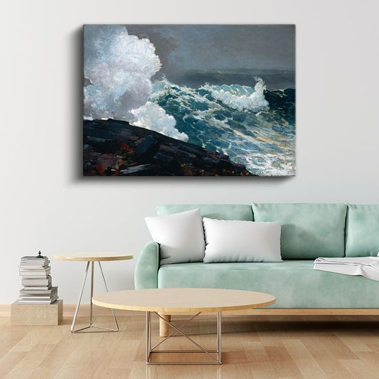 Winslow Homer - Northeaster Kanvas Tablo