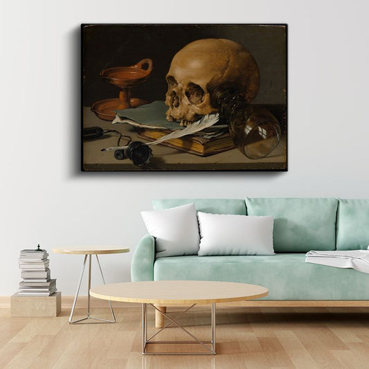 Pieter Claesz - Vanitas Still Life Kanvas Tablo