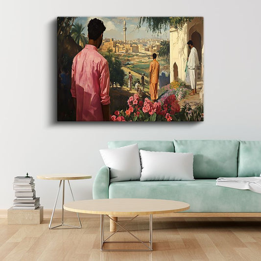 Jean-Léon Gérôme - Doğu Manzarası Kanvas Tablo