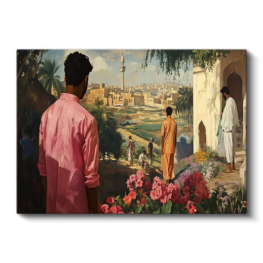 Jean-Léon Gérôme - Doğu Manzarası Kanvas Tablo