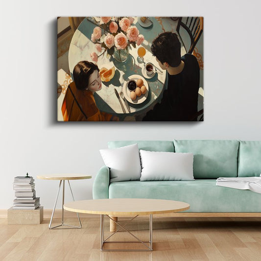 Francesca Strino - Sabah Kahvaltısı Kanvas Tablo