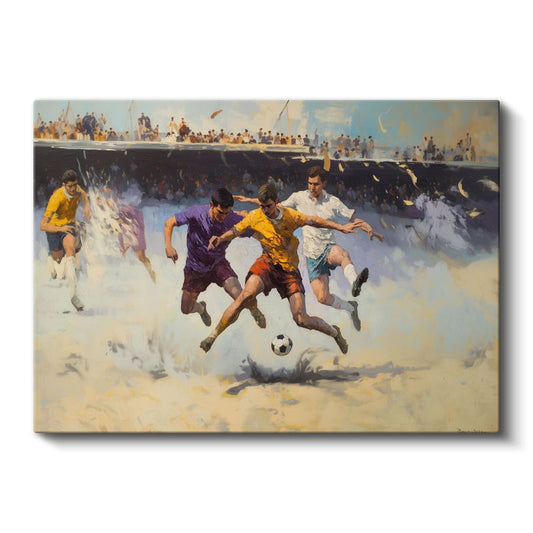 Pino Daeni - Futbol Maçı Kanvas Tablo
