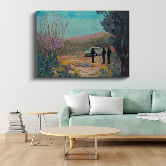 Pedro Correa - Çöl Manzarası Kanvas Tablo