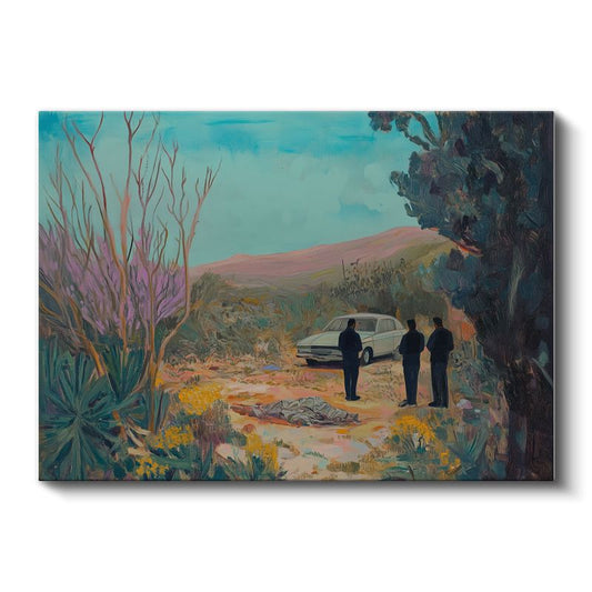 Pedro Correa - Çöl Manzarası Kanvas Tablo