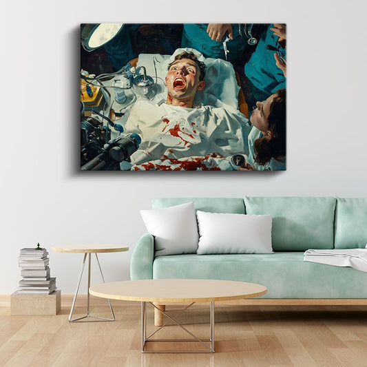 Midjourney - Ameliyat Kanvas Tablo