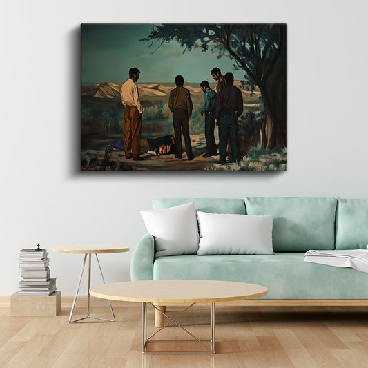 Midjourney - Çöl Manzarası Kanvas Tablo