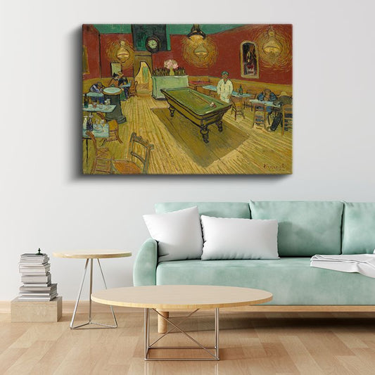 Vincent van Gogh - Gece Kahvesi Kanvas Tablo