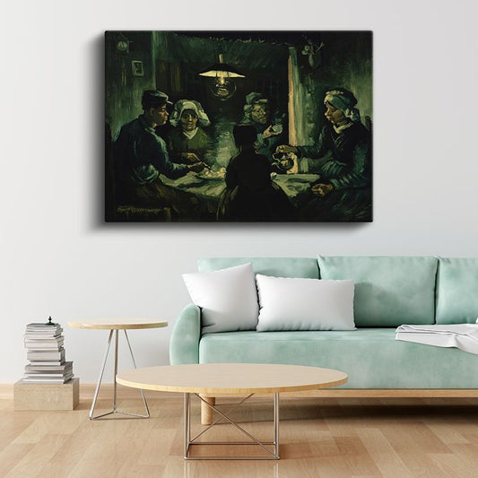 Vincent van Gogh - Patates Yiyenler Kanvas Tablo