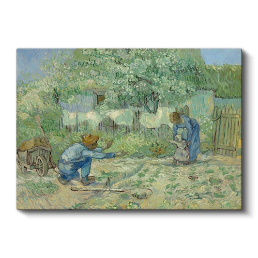 Vincent van Gogh - İlkbahar Bahçesi Kanvas Tablo