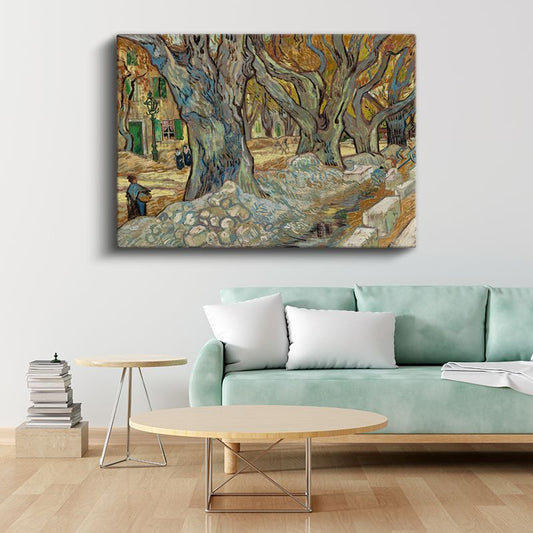 Vincent van Gogh - Büyük Çınarlar Kanvas Tablo