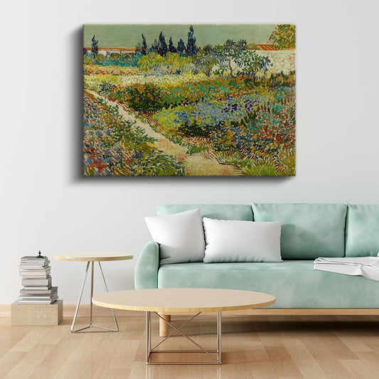 Vincent van Gogh - Çiçek Bahçesi Kanvas Tablo
