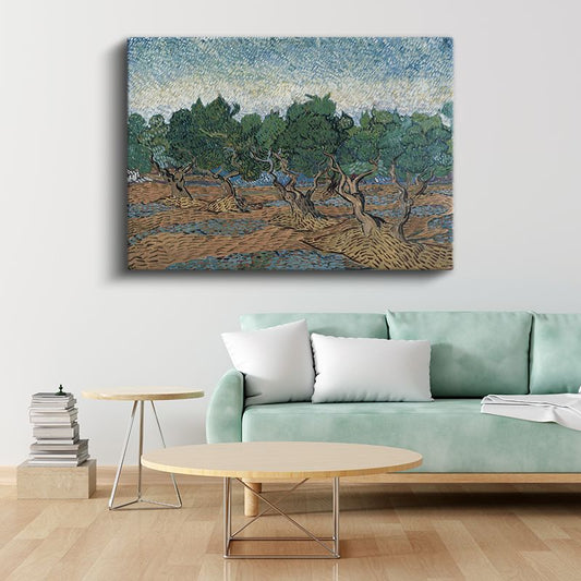 Vincent van Gogh - Zeytin Ağaçları Kanvas Tablo