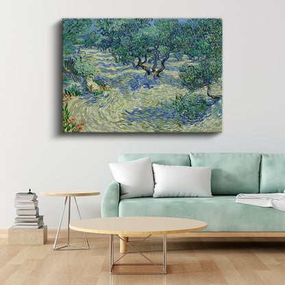 Vincent van Gogh - Zeytin Bahçesi Kanvas Tablo