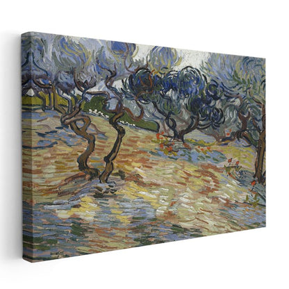 Vincent van Gogh - Zeytin Koruluğu Kanvas Tablo