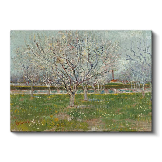 Vincent van Gogh - Çiçek Açan Meyve Ağaçları Kanvas Tablo