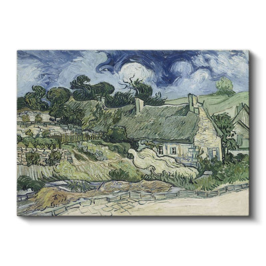 Vincent van Gogh - Auvers'de Evler Kanvas Tablo
