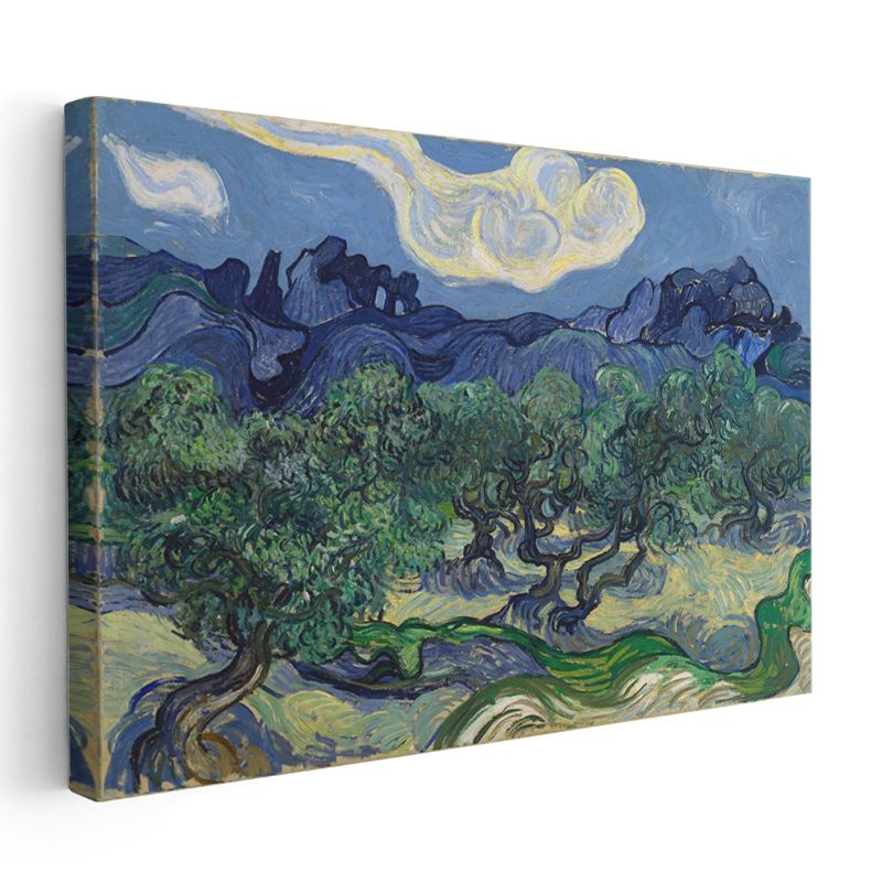 Vincent van Gogh - Zeytin Ağaçları Kanvas Tablo