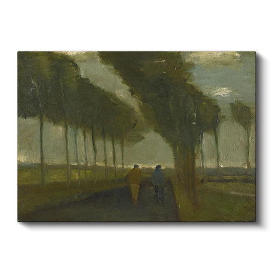 Vincent van Gogh - Gece Provence'da Kır Yolu Kanvas Tablo