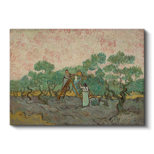 Vincent van Gogh - Zeytin Toplayan Kadınlar Kanvas Tablo