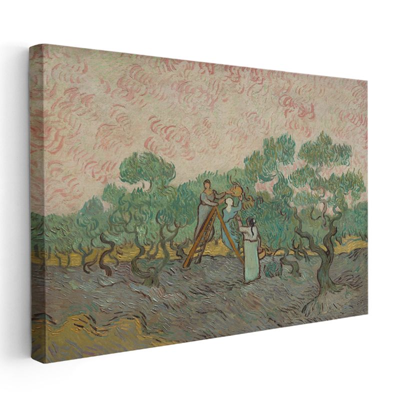 Vincent van Gogh - Zeytin Toplayan Kadınlar Kanvas Tablo