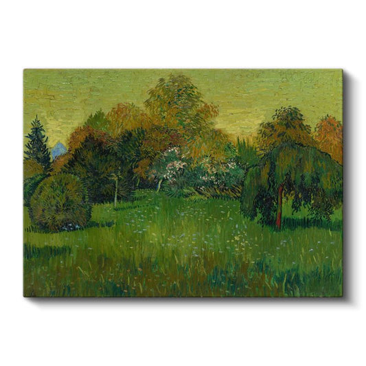 Vincent van Gogh - Bahçe Manzarası Kanvas Tablo