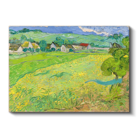 Vincent van Gogh - Yeşil Buğday Tarlaları Kanvas Tablo