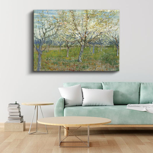 Vincent van Gogh - Çiçek Açan Meyve Bahçesi Kanvas Tablo