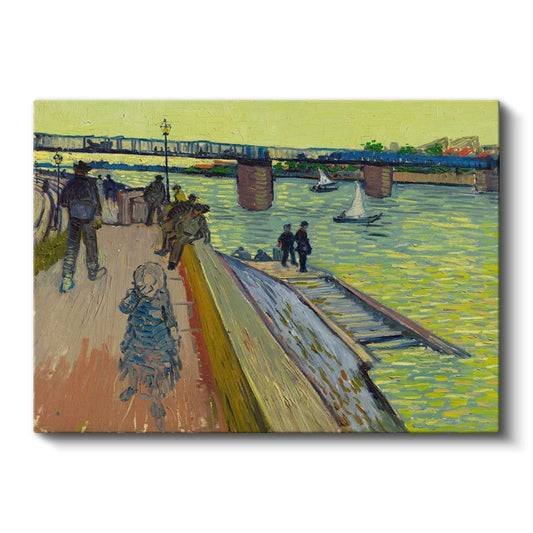 Vincent Van Gogh - Trinquetaille Köprüsü Kanvas Tablo
