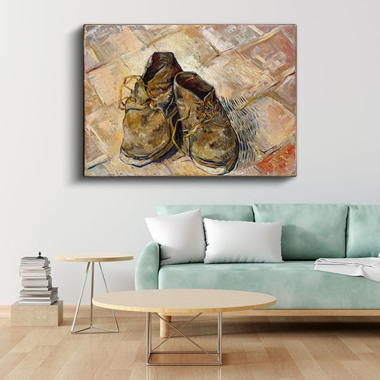 Vincent Van Gogh - Bir Çift Ayakkabı Kanvas Tablo