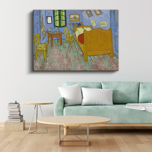 Vincent Van Gogh - Arles'teki Yatak Odası Kanvas Tablo