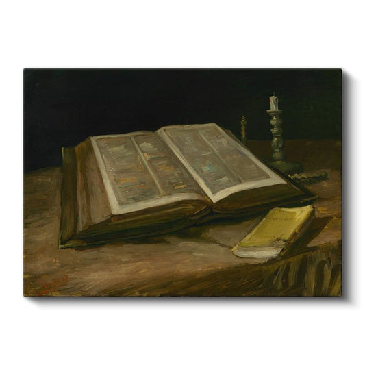 Vincent Van Gogh - Açık Kitap Kanvas Tablo