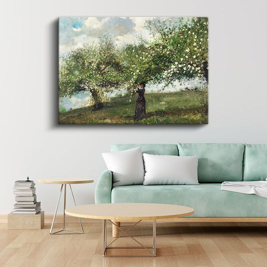Winslow Homer - Çiçek Açmış Ağaçlar Kanvas Tablo