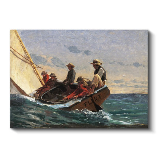 Winslow Homer - Yelkenli Tekne Kanvas Tablo