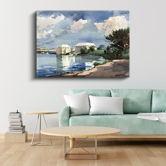 Winslow Homer - Salt Kettle Bermuda Kanvas Tablo