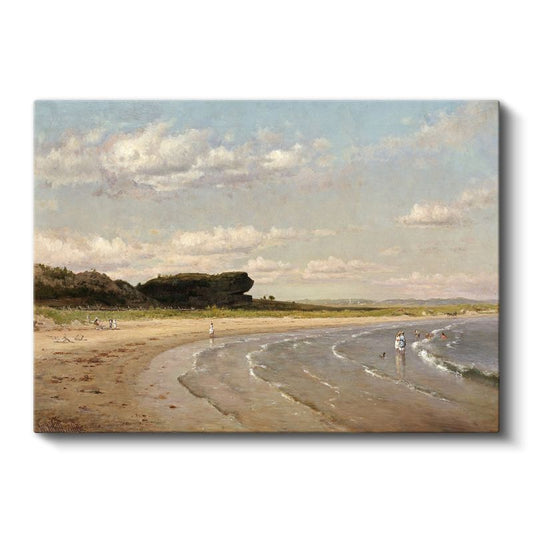 William Trost Richards - Beach Scene Kanvas Tablo