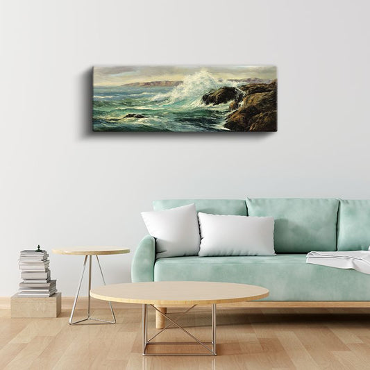 Ivan Aivazovsky - Dalgalı Deniz Kanvas Tablo