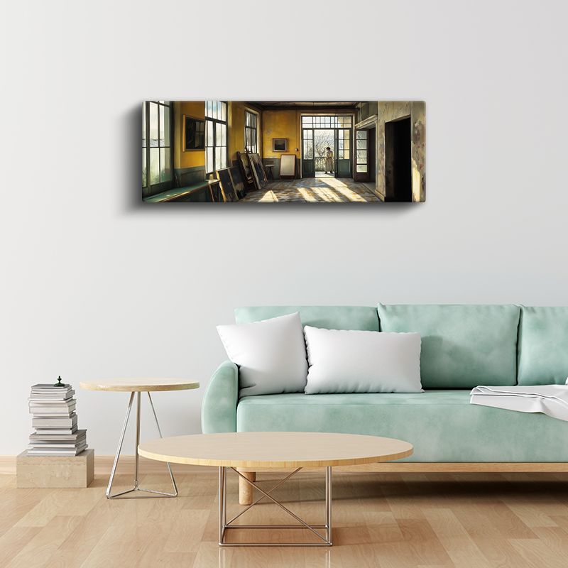 Adolph Menzel - Sanatçı Stüdyosu Kanvas Tablo