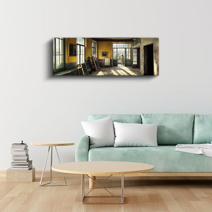 Adolph Menzel - Sanatçı Stüdyosu Kanvas Tablo