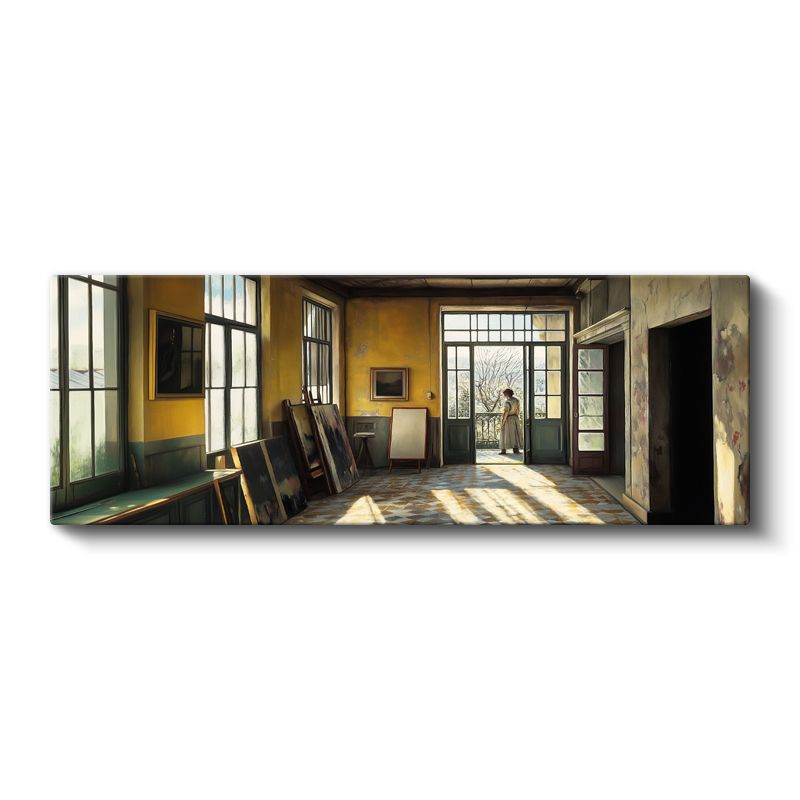 Adolph Menzel - Sanatçı Stüdyosu Kanvas Tablo