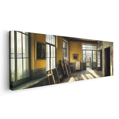 Adolph Menzel - Sanatçı Stüdyosu Kanvas Tablo