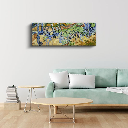 Vincent van Gogh - Ağaç Kökleri Kanvas Tablo