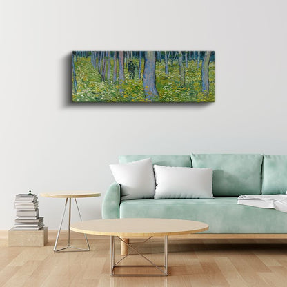 Vincent van Gogh - Orman Altı Kanvas Tablo
