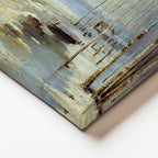 Yatay Kanvas Tablo Alexei Savrasov Kış Manzarası Karla Kaplı Yol Ressam Tablosu Ev Ofis Dekoru