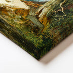 Yatay Kanvas Tablo Paul Sandby Windsor Kalesi Nehir Kenarı Piknik Detayı Ressam Tablosu Duvar Dekoru