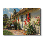 Yatay Kanvas Tablo Peder Severin Krøyer Hasır Çatılı Ebe Ressam Tablosu Ev Ofis Duvar Dekoru