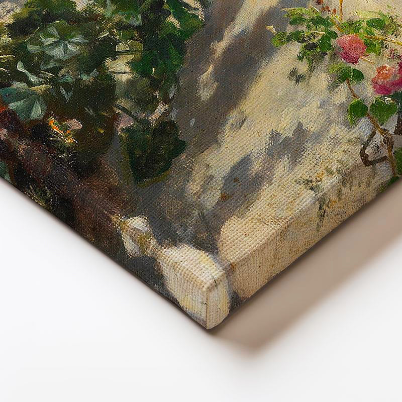 Yatay Kanvas Tablo Peder Severin Krøyer Hasır Çatılı Ebe Ressam Tablosu Ev Ofis Duvar Dekoru