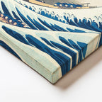 Yatay Kanvas Tablo Hokusai Büyük Dalga Kanagawa Fuji Dağı Ukiyo-e Japon Ressam Tablosu Duvar Dekoru