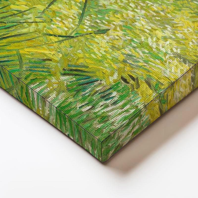 Yatay Kanvas Tablo Van Gogh Selvi Ağacı ve Çayır Ressam Tablosu Ev Ofis Duvar Dekoru