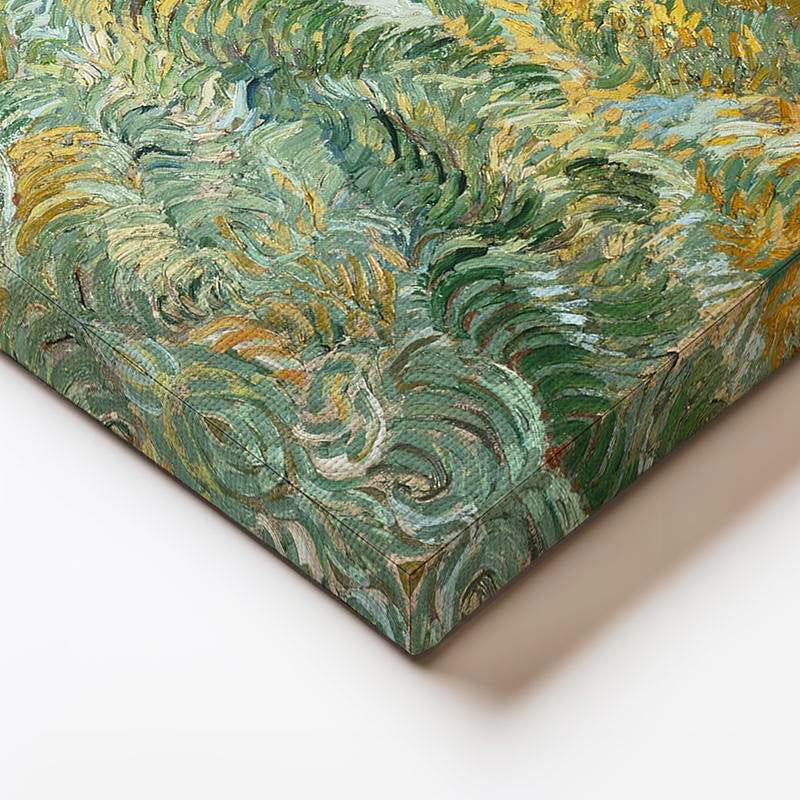 Yatay Kanvas Tablo Van Gogh Buğday Tarlası Yokuş Yukarı Ressam Tablosu Ev Ofis Duvar Dekoru