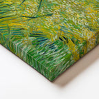 Yatay Kanvas Tablo Van Gogh Selvili Çayır Çiftlik Evi Ressam Tablosu Ev Ofis Duvar Dekoru